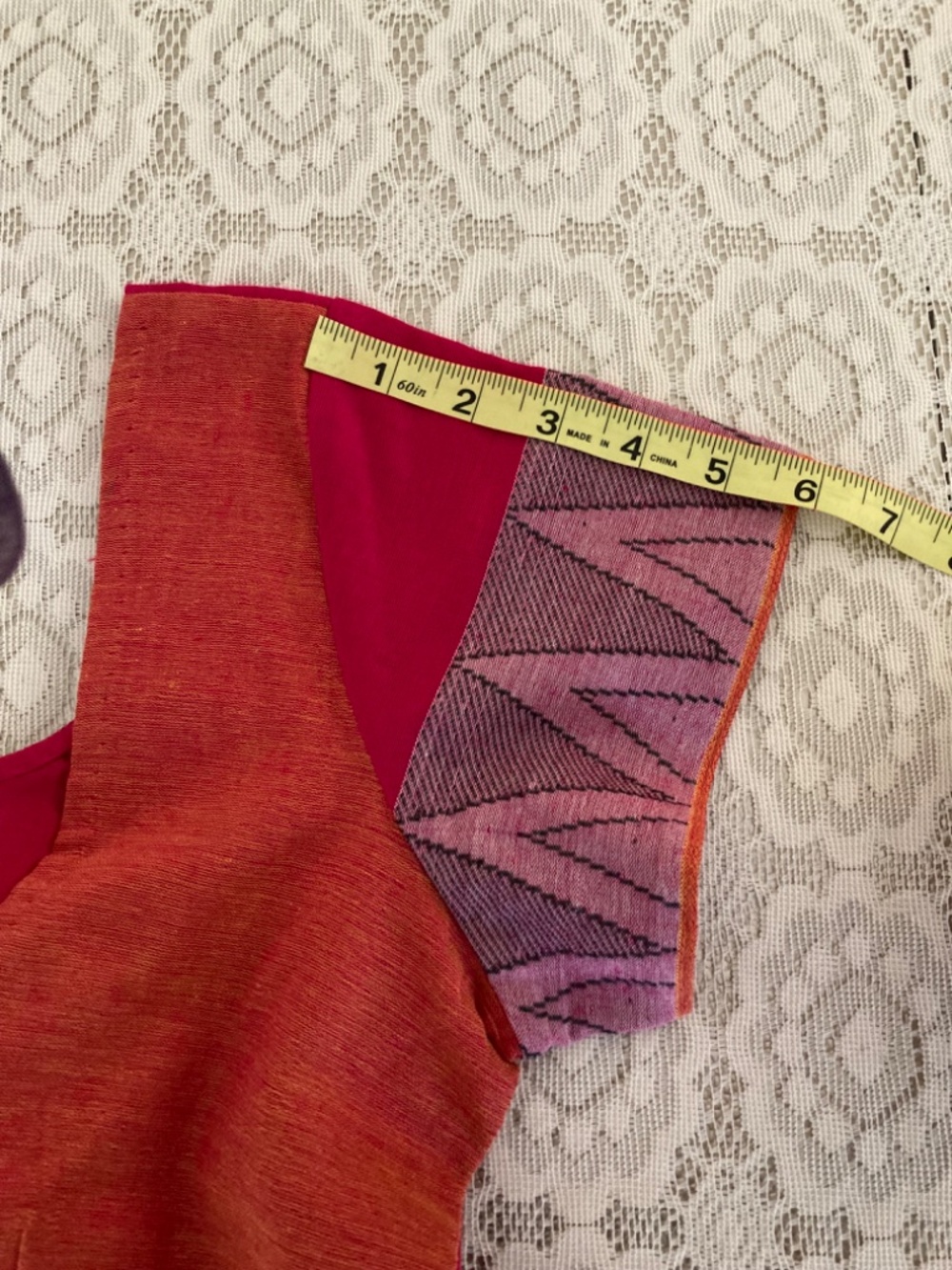 Linen saree - Picture 5 of 10